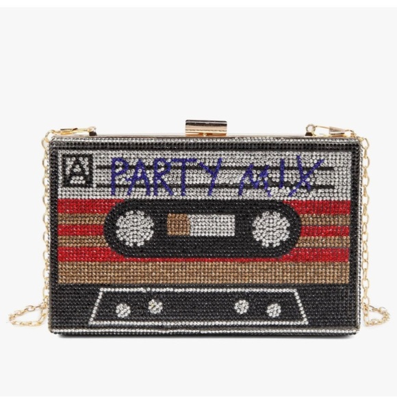 None Handbags - Cassette Rhinestone Bag